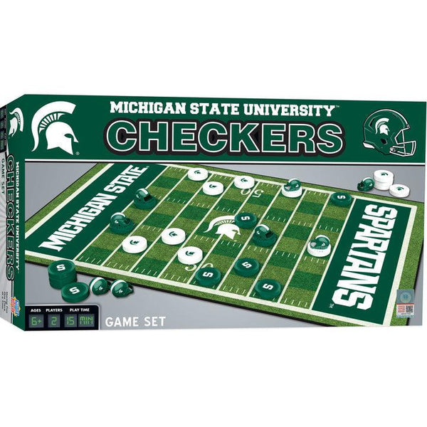 Wholesale Michigan State Spartans Checkers Board Game