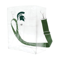 Wholesale Michigan State Spartans Clear Ticket Satchel Alt