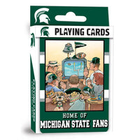 Wholesale Michigan State Spartans Fan Deck Playing Cards - 54 Card Deck