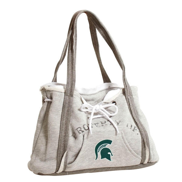 Wholesale Michigan State Spartans Hoodie Purse Grey