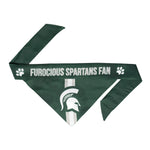 Wholesale Michigan State Spartans Pet Bandana - Assorted Sizes