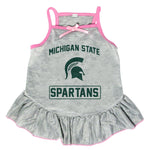Wholesale Michigan State Spartans Pet Dress Grey Type - Assorted Sizes