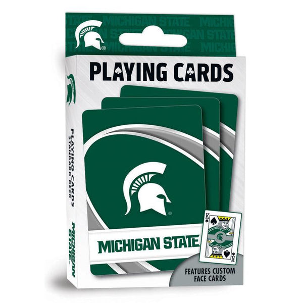 Wholesale Michigan State Spartans Playing Cards - 54 Card Deck