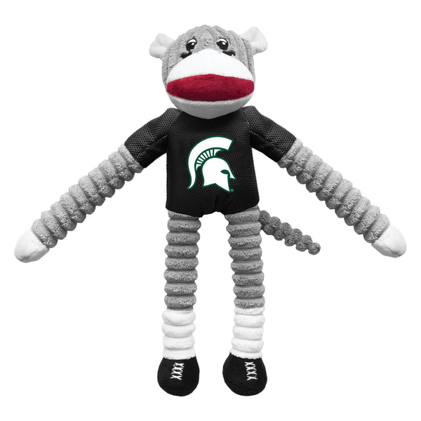 Wholesale Michigan State Spartans Team Sock Monkey Pet Toy