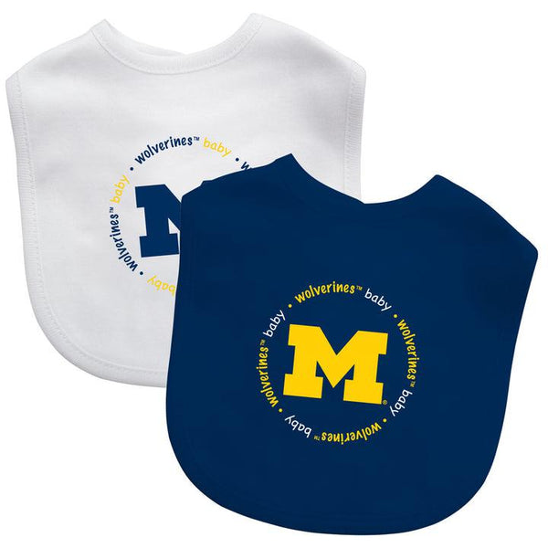 Wholesale Michigan Wolverines - Baby Bibs 2-Pack