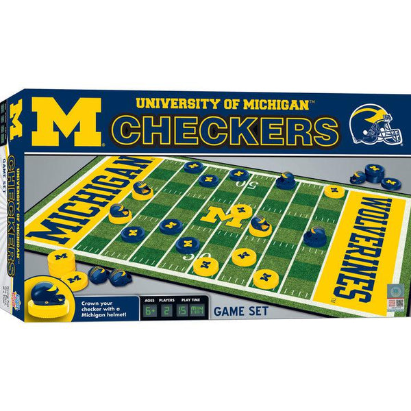 Wholesale Michigan Wolverines Checkers Board Game