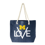 Wholesale Michigan Wolverines Love Tote