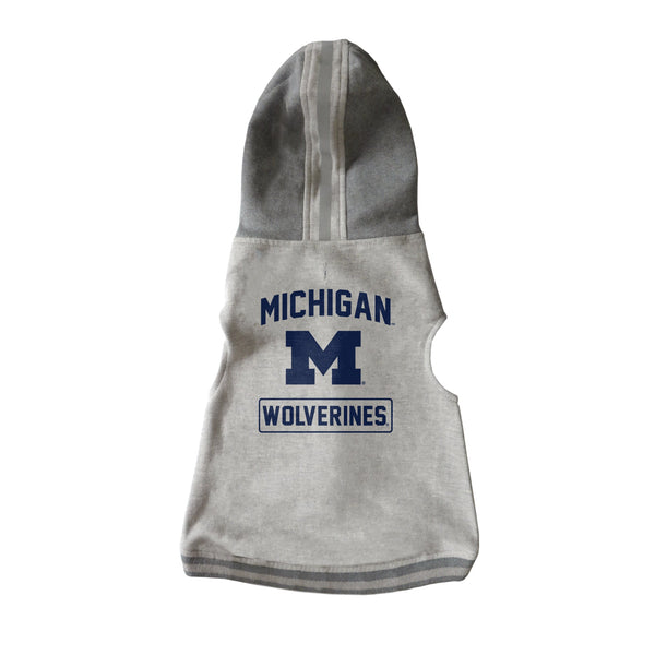 Wholesale Michigan Wolverines Pet Hooded Crewneck Type TC