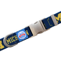 Wholesale Michigan Wolverines Premium Pet Collar L