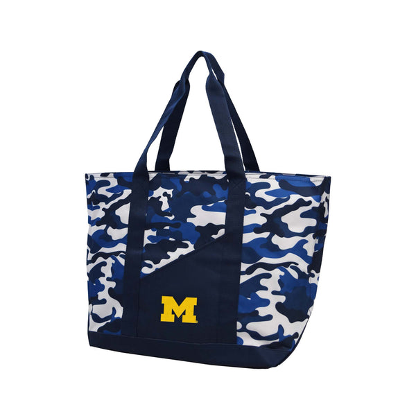 Wholesale Michigan Wolverines Super-Duty Camo Tote NAVY