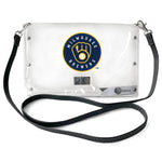 Wholesale Milwaukee Brewers Clear Envelope Purse STRAP