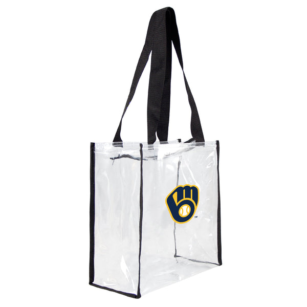 Wholesale Milwaukee Brewers Clear Square Stadium Tote Alt