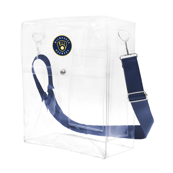 Wholesale Milwaukee Brewers Clear Ticket Satchel Alt