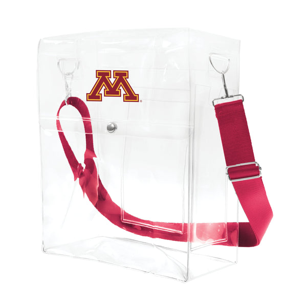 Wholesale Minnesota Golden Gophers Clear Ticket Satchel Alt