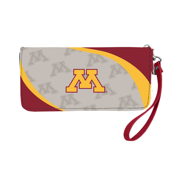 Wholesale Minnesota Golden Gophers Curve Zip Organizer Wallet