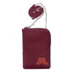 Wholesale Minnesota Golden Gophers Pebble Smart Purse Maroon