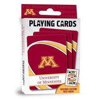 Wholesale Minnesota Golden Gophers Playing Cards - 54 Card Deck