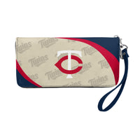 Wholesale Minnesota Twins Curve Zip Organizer Wallet