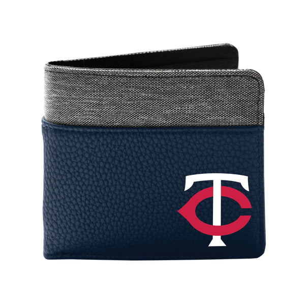 Wholesale Minnesota Twins Pebble BiFold Wallet NAVY