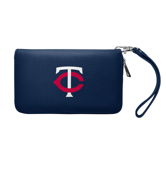 Wholesale Minnesota Twins Zip Organizer Wallet Pebble Navy