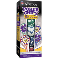 Wholesale Minnesota Vikings 100 Piece Poker Chips