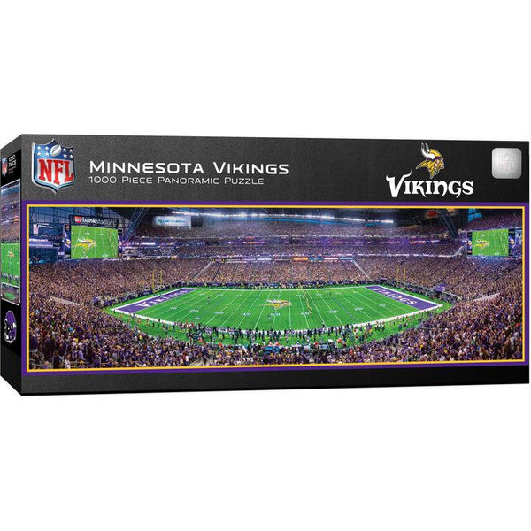 Wholesale Minnesota Vikings - 1000 Piece Panoramic Jigsaw Puzzle