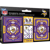 Wholesale Minnesota Vikings - 2-Pack Playing Cards & Dice Set