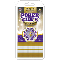 Wholesale Minnesota Vikings 20 Piece Poker Chips