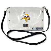 Wholesale Minnesota Vikings Clear Envelope Purse STRAP