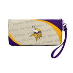 Wholesale Minnesota Vikings Curve Zip Organizer Wallet