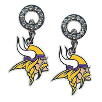 Wholesale Minnesota Vikings NFL / EAR006 - Rhinestone Earrings