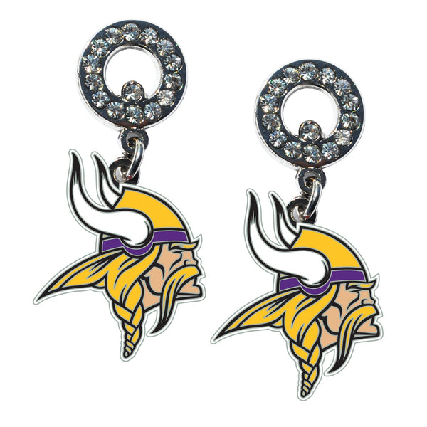 Wholesale Minnesota Vikings NFL / EAR006 - Rhinestone Earrings