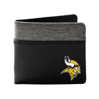 Wholesale Minnesota Vikings Pebble BiFold Wallet BLCK