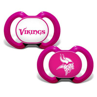 Wholesale Minnesota Vikings - Pink Pacifier 2-Pack