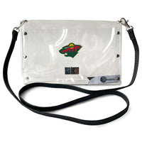 Wholesale Minnesota Wild Clear Envelope Purse STRAP