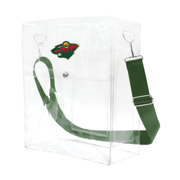 Wholesale Minnesota Wild Clear Ticket Satchel Alt