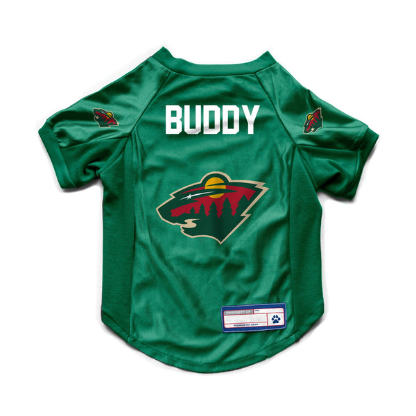 Wholesale Minnesota Wild Custom Pet Stretch Jersey