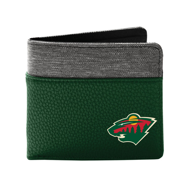 Wholesale Minnesota Wild Pebble BiFold Wallet GREN