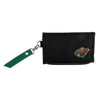 Wholesale Minnesota Wild Ribbon Organizer Wallet Dark Green