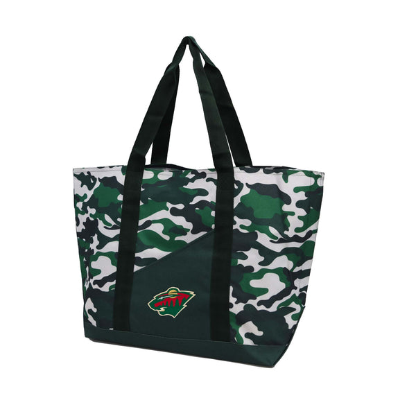 Wholesale Minnesota Wild Super-Duty Camo Tote GREN