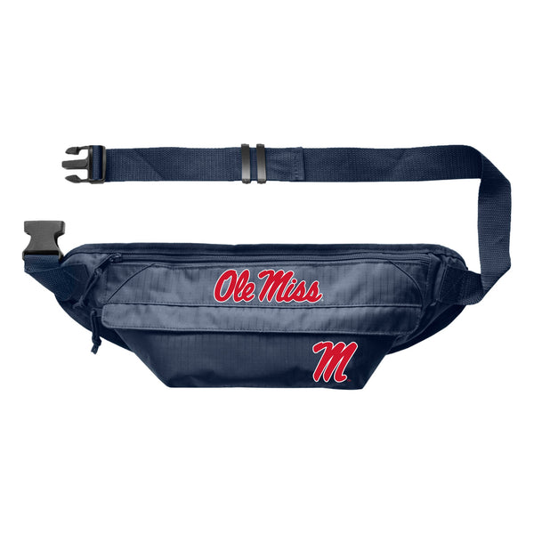 Wholesale Mississippi Ole Miss Rebels - Assorted Sizes Fanny Pack NAVY