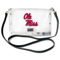 Wholesale Mississippi Ole Miss Rebels Clear Envelope Purse STRAP