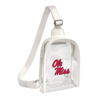 Wholesale Mississippi Ole Miss Rebels Clear Mini Sling