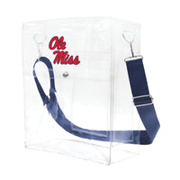 Wholesale Mississippi Ole Miss Rebels Clear Ticket Satchel Alt