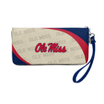 Wholesale Mississippi Ole Miss Rebels Curve Zip Organizer Wallet