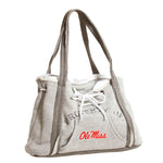 Wholesale Mississippi Ole Miss Rebels Hoodie Purse Grey