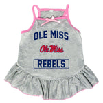 Wholesale Mississippi Ole Miss Rebels Pet Dress Grey Type - Assorted Sizes