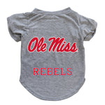 Wholesale Mississippi Ole Miss Rebels Pet T-Shirt