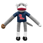 Wholesale Mississippi Ole Miss Rebels Team Sock Monkey Pet Toy Football