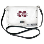 Wholesale Mississippi State Bulldogs Clear Envelope Purse STRAP